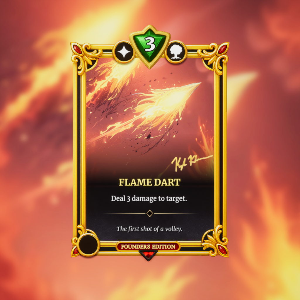 Founders Card: Flame Dart